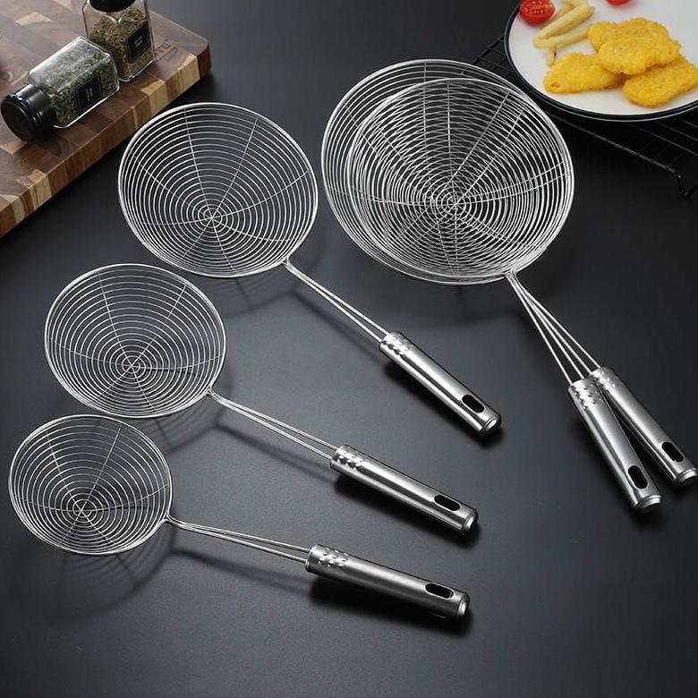 Serok Parabola Stainless / Serok Gorengan / Serok Stainless (W&Co)