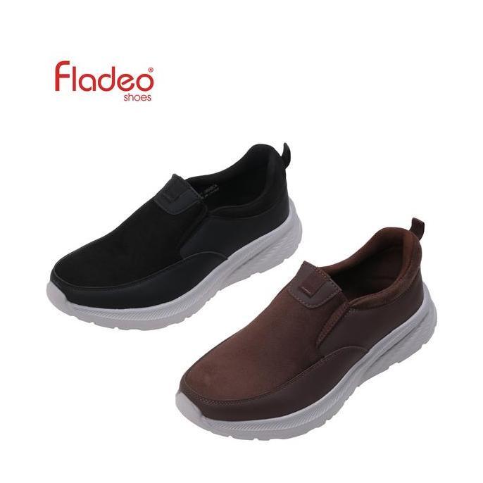 Fladeo H24/Mss218-2Bg/Sepatu Sneakers Slip On Pria [ Sneakers Shoes ]