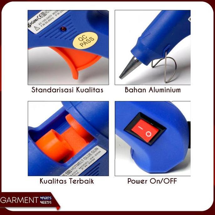 Glue Gun Alat Lem Tembak Besar 60 Watt