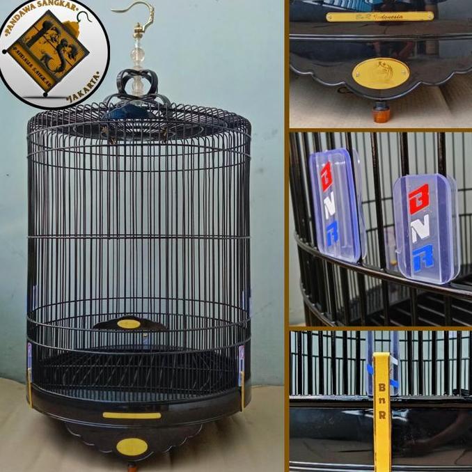 Sangkar/Kandang Murai Bnr Pvc Black Rubicon