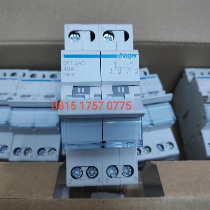 Promo COS SFT240 Change Over Switch MCB Hager Diskon