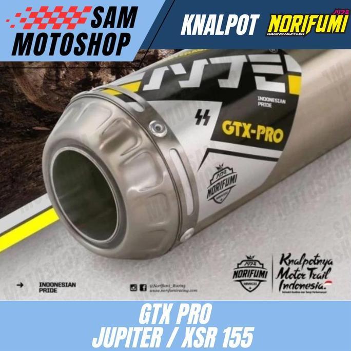 Knalpot Norifumi Gtx Pro Motor Yamaha Xsr 155 Full System Db Killer