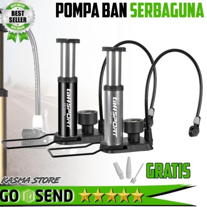 WRIGHTS Pompa Angin Mini Portable Ban Sepeda Pompa Manual Motor Bola Kasur