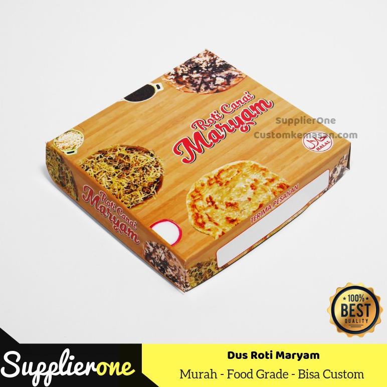 Bisa Cod Dus Box Kemasan Roti Maryam, Kotak Roti Canai Maryam, Kemasan Roti ||