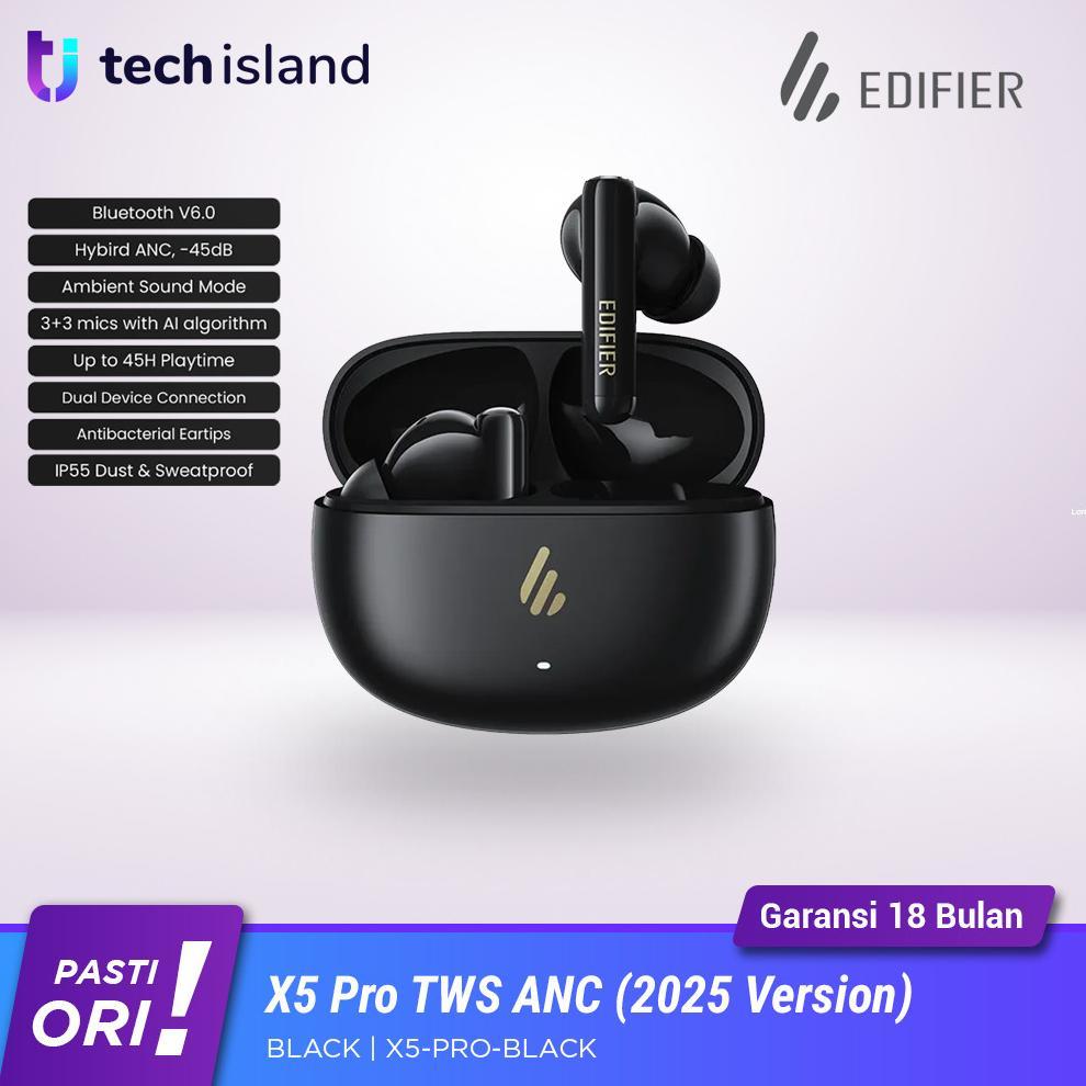 Edifier X5 Pro 2025 Gen2 ANC ENC Gaming Mode Ultra Clear Calls Bluetooth 6.0