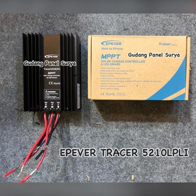 Solar Charge Controller Scc Mppt 20A Epever Tracer 5210Lpli 5210 Lpli