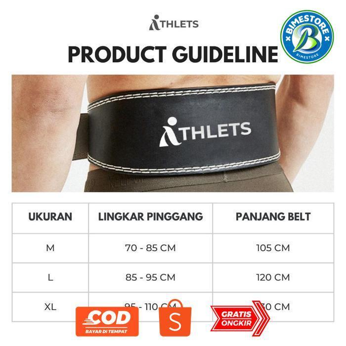 aw-96 Sabuk Gym Fitness | Gym Belt Fitnes | Weightlifting Belt Power Lifting Original