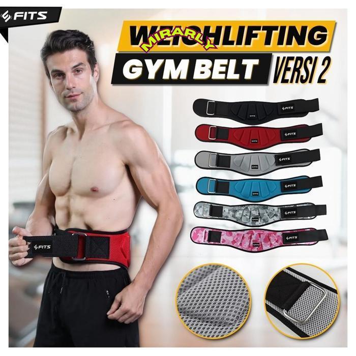 jg-8 FITS Powerbelt Sabuk Gym Fitness Belt Safety Gym Fitness Original