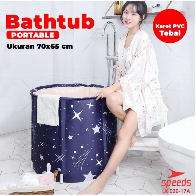 SPEEDS Folding Bathtub Portable Bak Mandi Lipat Bathtub Lipat 020-17 Promo Premium