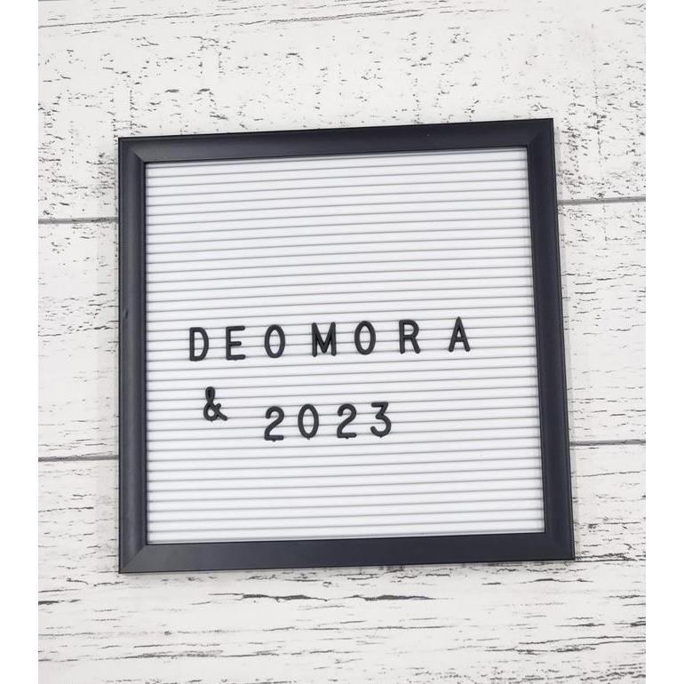 Papan Nama Bayi/Papan Huruf Letter Board/Letter Board/Papan Nama Huruf Sudah Termasuk Huruf