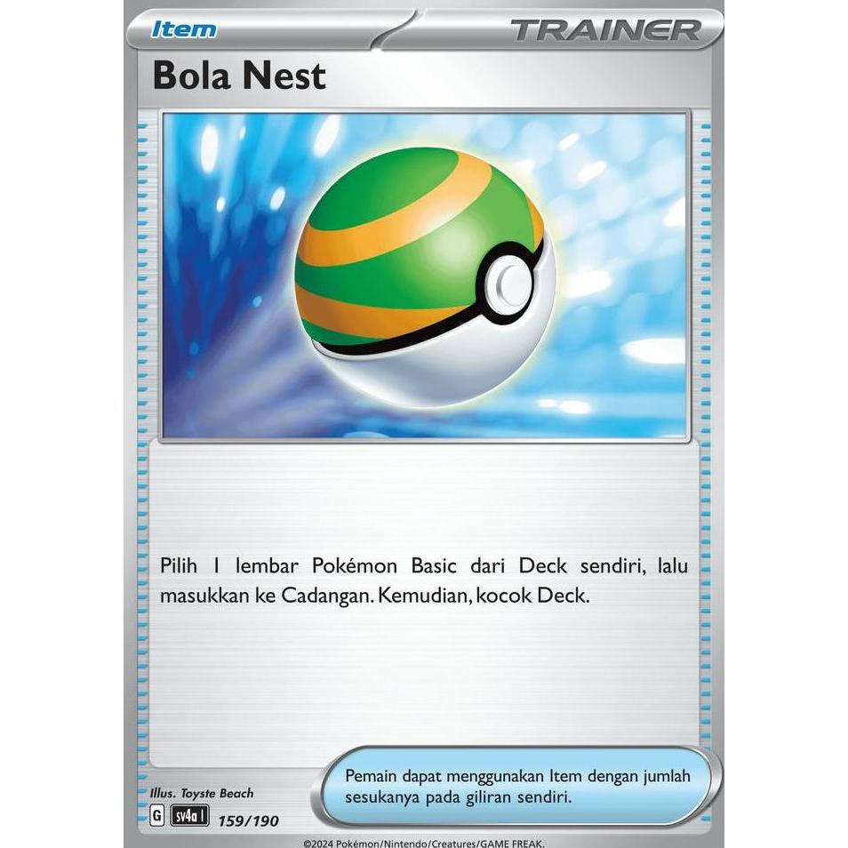 Bola Nest Trainer Item - Pokemon TCG Indonesia TERMURAH