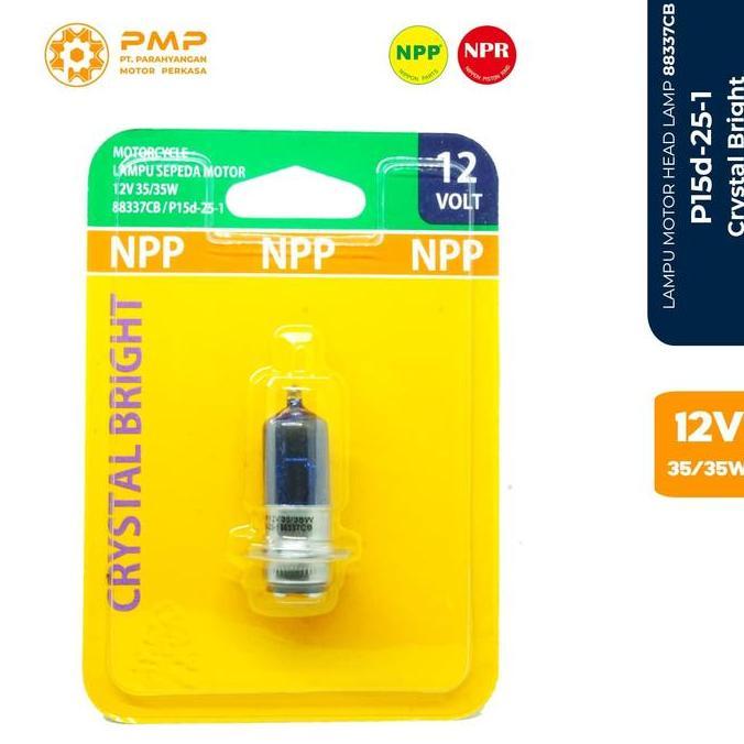 NPP Lampu Motor Bohlam Halogen Lampu depan 88337CB F1 ZR Satria FU