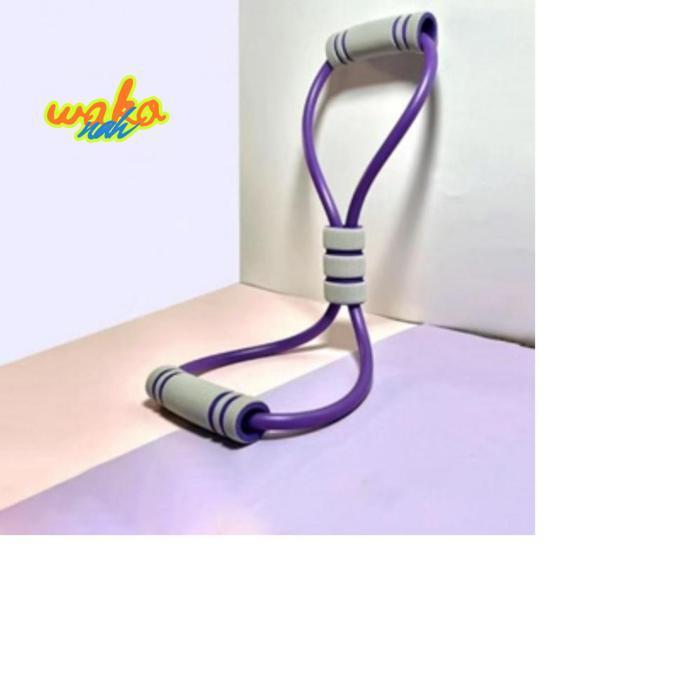 KT78 Tali Stretching Rope Olahraga / Tali Karet Elastis Gym / Karet Yoga Resistance Outdoor AP304 Pr