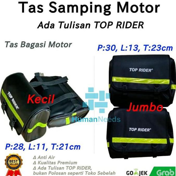 Top Rider Sidebag/Tas Bagasi Samping Motor/Tas Bagasi Motor Kiri Kanan