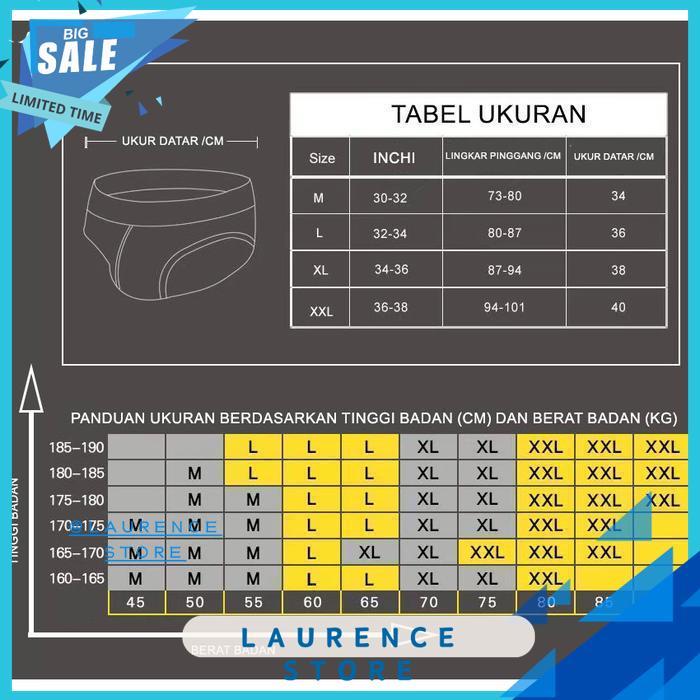 CELANA DALAM PRIA MEN UNDERWEAR PUMP LAURENXE STORE