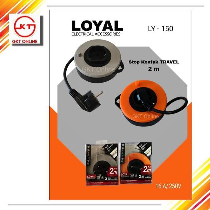 Loyal LY-150 Kabel Roll Travel 2 Meter / Kabel Roll Mini / Kabel rol kecil