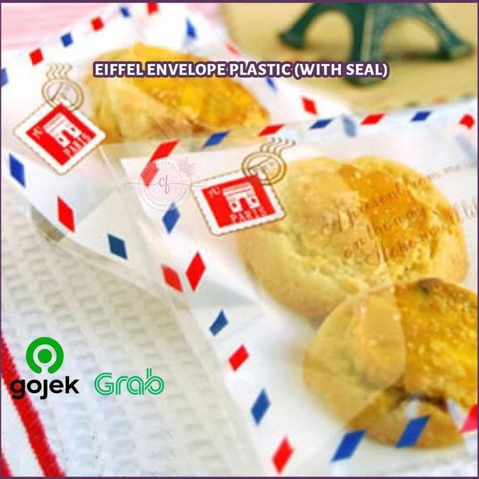 best produk] Plastik Cookies Kue Kering Eiffel Envelope Plastic (With Seal)
