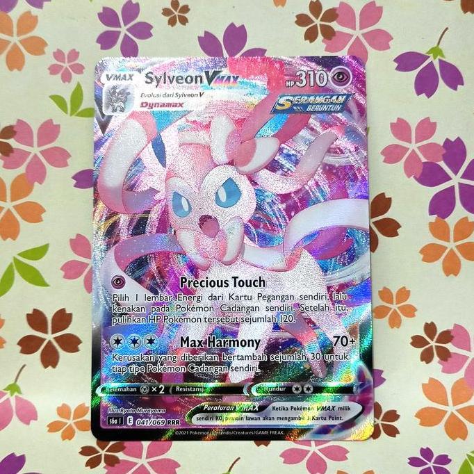 sylveon vmax RRR s6a | 041/069 pokemon tcg indonesia set 9 READY