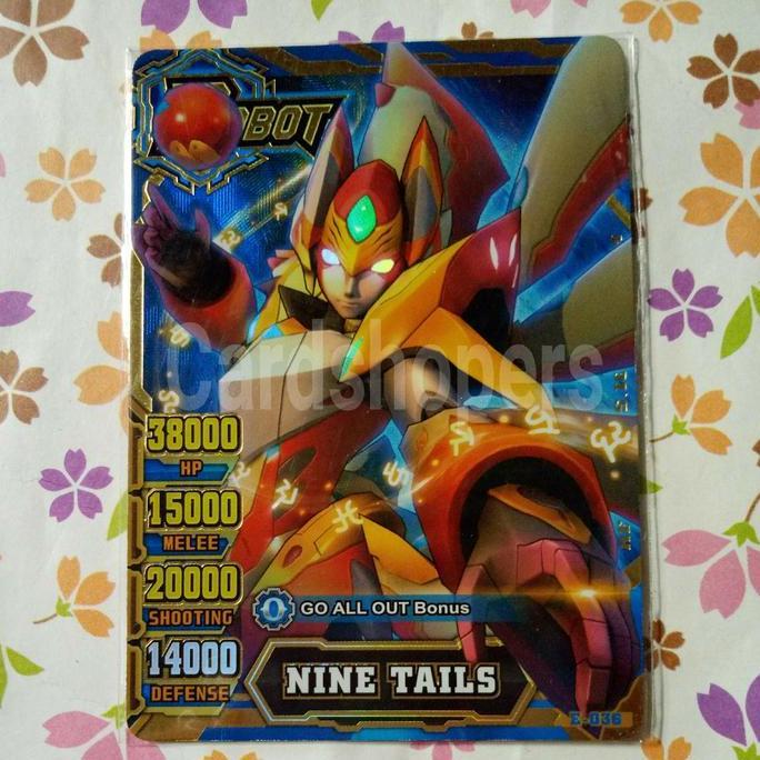 hero of robots gold event nine tails E-036 HARGA KHUSUS