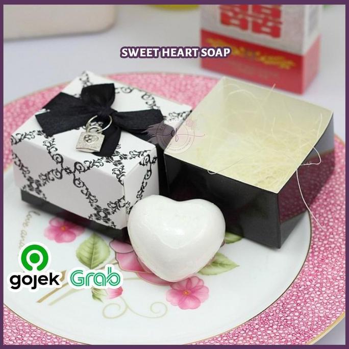><><><] Souvenir Sabun Mandi Soap Bar Sweet Heart Soap