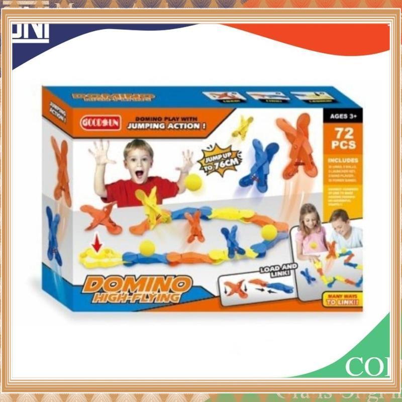 Berkualitas Mainan Anak DOMINO HIG-FLYING 72PCS 8603 Mainan Game Board Family Kid Mainan Anak - RO30