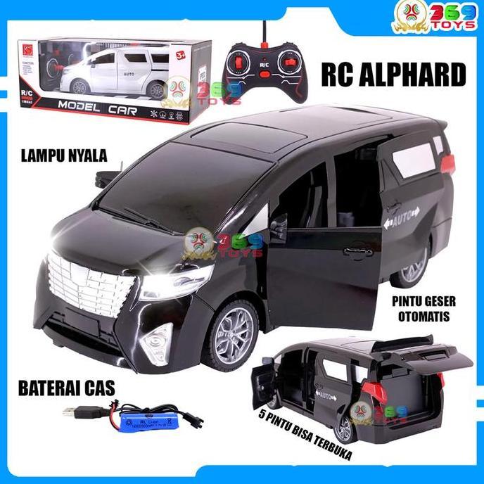 Mobil Rc Alphard Pintu Otomatis Tutup Buka Baterai Charge