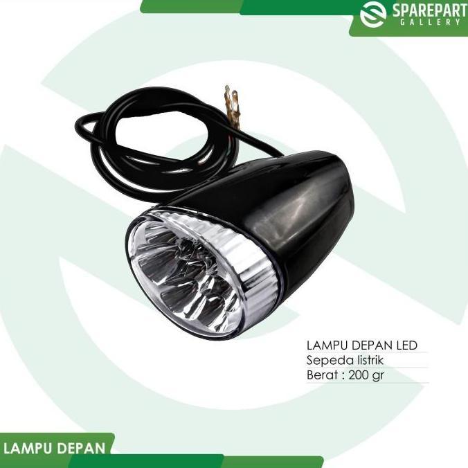 Sparepart Lampu depan sepeda listrik Mr.Jackie