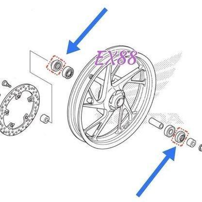 OLISEL / SEAL / SIL TROMOL RODA DEPAN TIGER / GL MAX PRO NEOTECH / MEGAPRO LAMA / CBR 150 / CB 150R 
