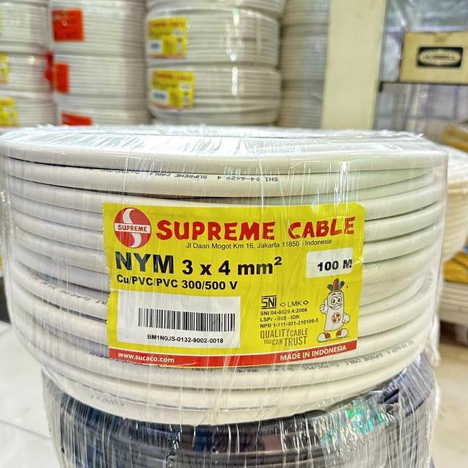 Promo KABEL NYM 3x4 mm 50M (Meter) Supreme / Supreme Cable Diskon