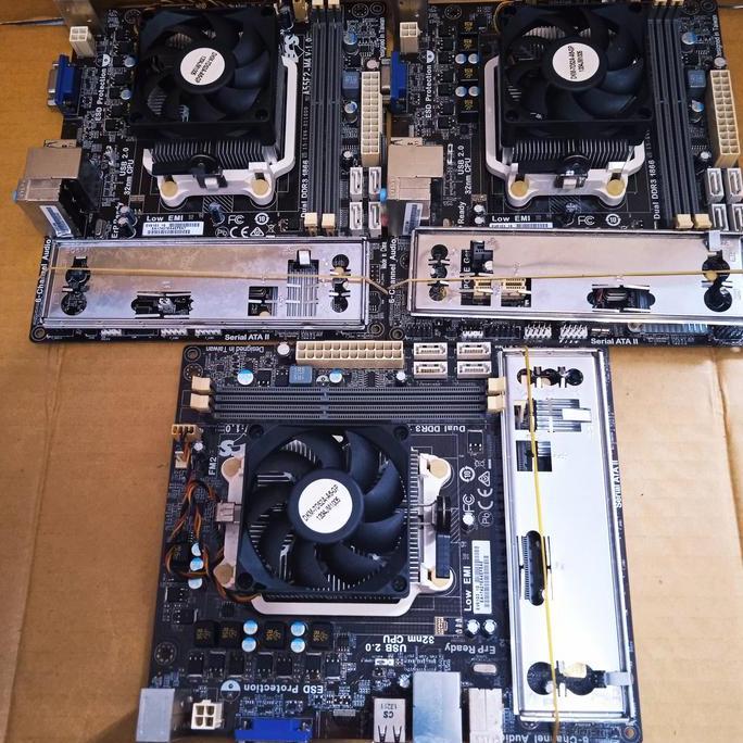 PAKETAN AMD A4 MOBO ECS A55F2 DDR3 ONBOARD VGA SOCKET FM2