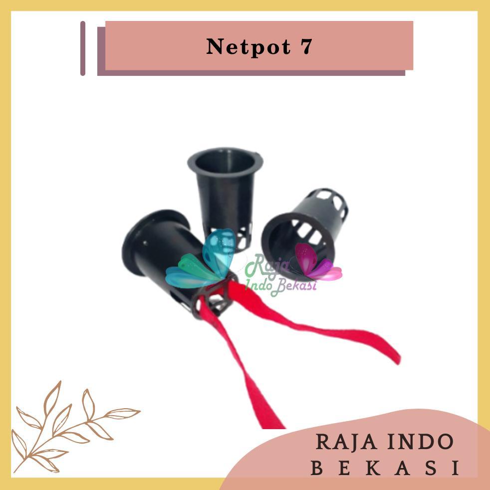 Promo Cod Netpot 7Cm Tinggi Hitam Diameter 5Cm Tebal - Netpot 7 Cm Hidroponik Grosir Murah - Netpot 