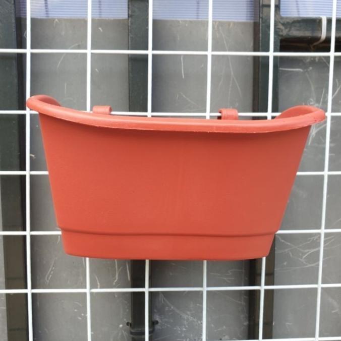 Promo Cod Pot Cantel Kotak Tip M, Lovenia Ptb M Pot Bunga Pot Tempel Pot Dinding Cantol Ram 