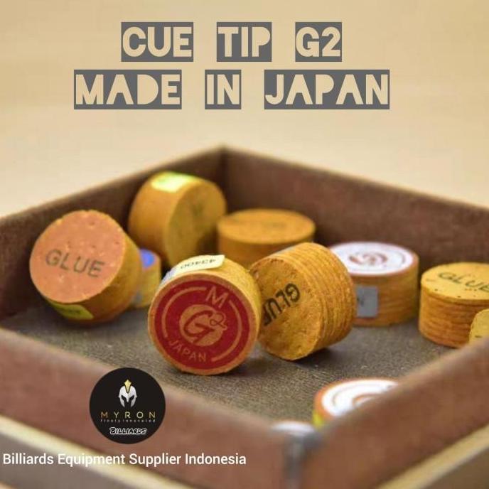 TERBARU - Tip G2 Japan~Soft & Medium~Cue Tip Billiard G2~Master Tip Billiard G2