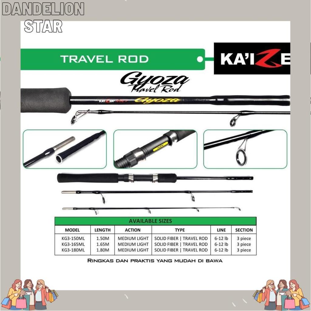 Super Rod Spinning Kaizen Gyoza Travel Rod