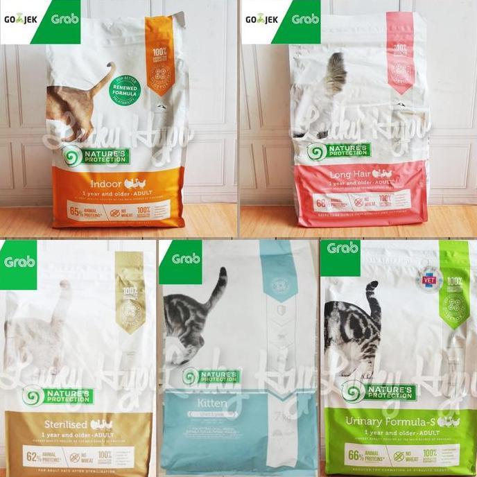 GOJEK Natures Protection Cat Food 7kg Kitten Persian Indoor Urinary