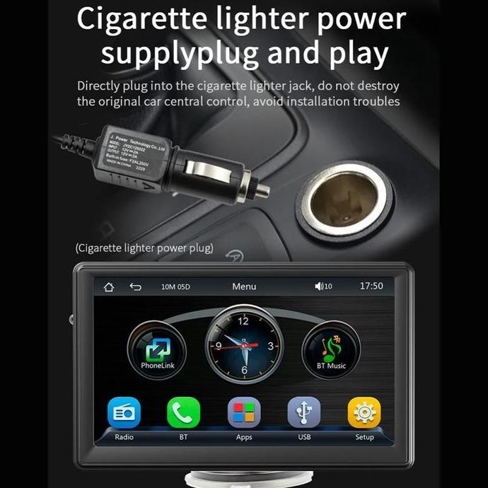 Grosir Layar Monitor Mobil 7 Inch Touchscreen Multimedia Android Auto Carplay