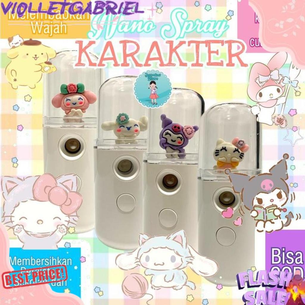 Hot Sale Nano Spray Sanrio/Nano Spray Karakter My Melody Cinnamon Roll Kuromi Pompom Purin/Mist Spra