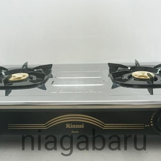 Rinnai Ri-602 EW White Kompor gas Rinnai 2 Tungku Putih