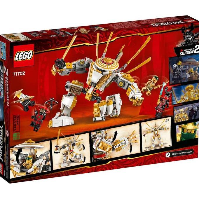 Original LEGO NINJAGO 71702 Golden Mech - Mainan Anak Robot Ninja Jay