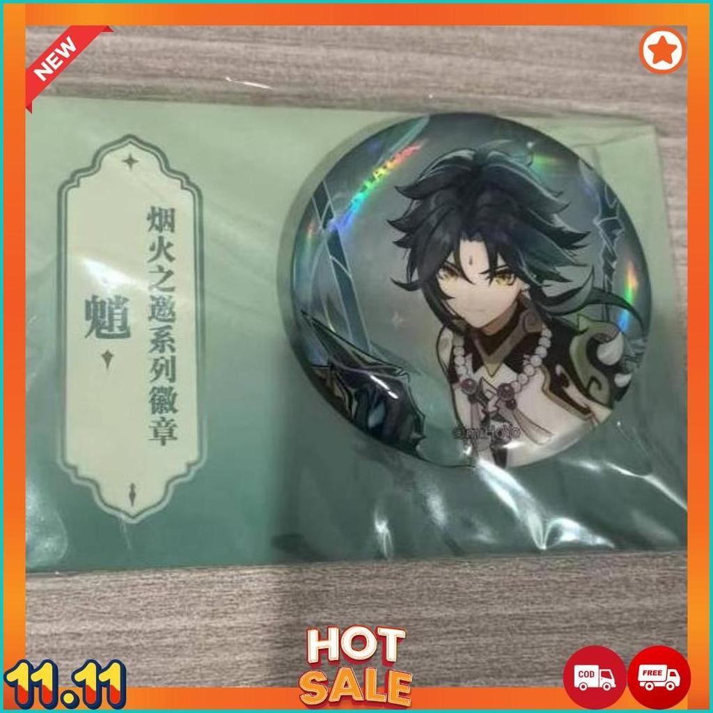 Merch Genshin Impact Badge Official Limited Edition Xiao Hutao Merch Karakter Anime Cod  [A6]