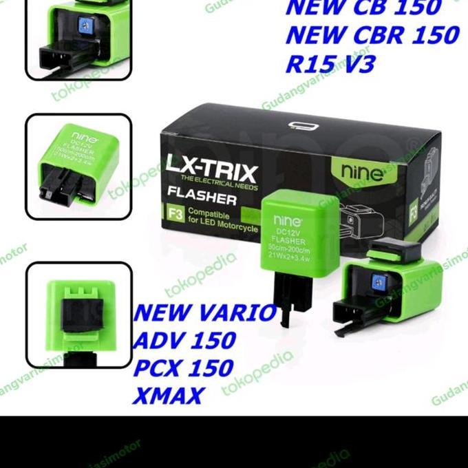 flasher f3 untuk motor terbaru adv, vario new, aerox, nmax new, cb150N