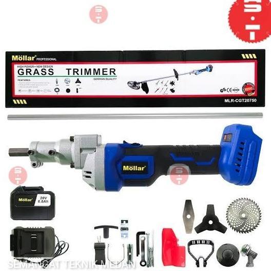 Terlaris Cgt20750 Cordless Potong Rumput Grass Cutter Trimmer Pisau 20V Mollar