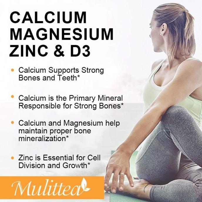 [Promo] Calcium Magnesium Zinc & Vit D3 - 120 Kapsul Zma Suplemen Original