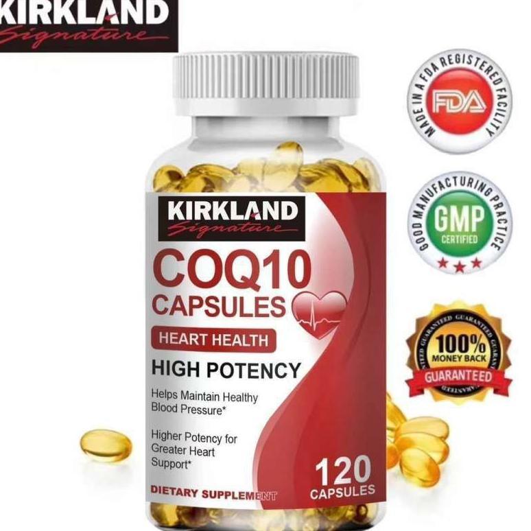 Usa Coq10 300Mg High Potency 120 Kapsul Suplemen Jantung Original