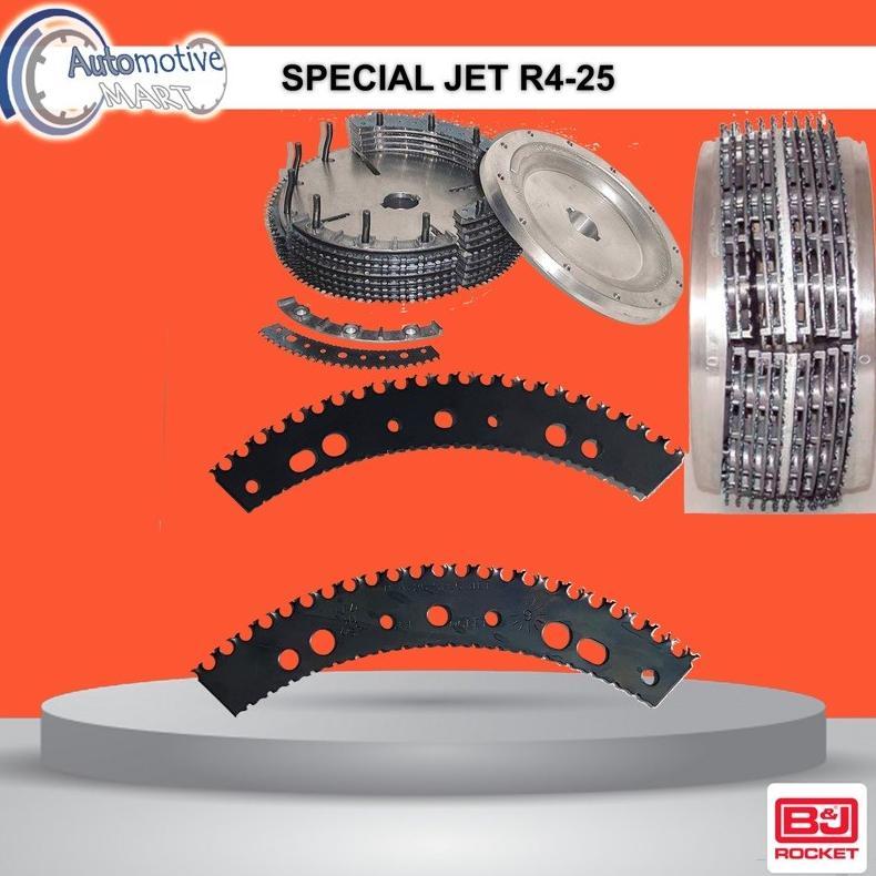 Jy-56 Bj Rocket Special Jet Blade R4-25 Pisau Buffing Vulkanisir Ban Isi 28Pcs - Amplas Ban Kerok Ba