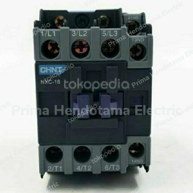 Cuci Gudang.. Contactor Chint Nxc-18 220Vac | Kontaktor Chint Nxc18 220V Ac