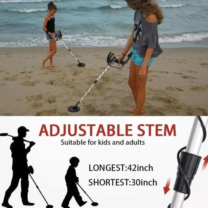 Md-4030 2 Baterai Detektor Logam Emas Metal Detector Logam Koin Mettal Detektor Dalam Tanah Alat Pen