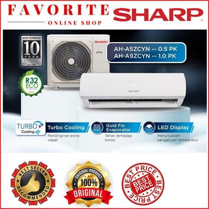 Terlaris Ac Sharp 1/2 Pk Ah-A5Ucy / Ah-A5Ucyn