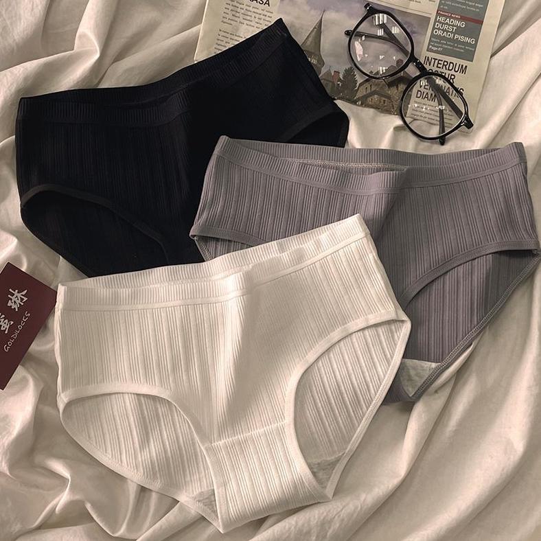 GEMER 3 Pcs Celana Dalam Seamless CD Cotton Super Ssft   M , L ,  XL Pakaian Dalam Wanita Women's