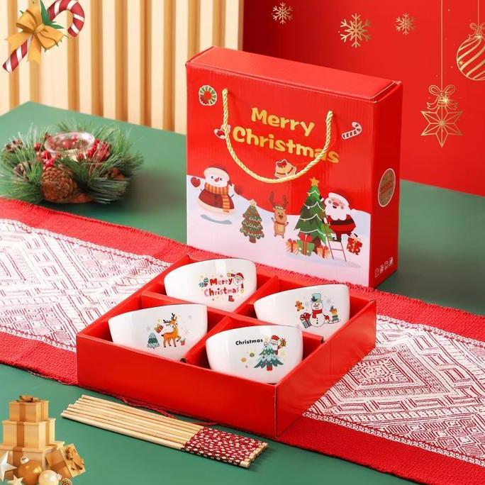 Promo Murah Aveline Hampers Christmas Mangkok Set Premium/Christmas Gift Bowl Set
